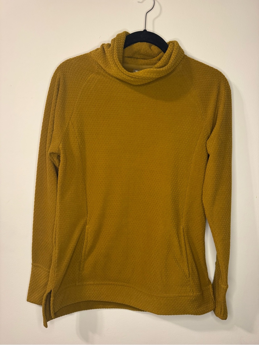 MTA Sport Mustard Cowl Neck Sweater